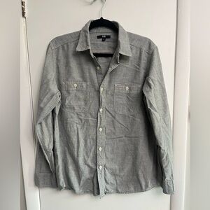 Uniqlo Light Gray Casual Shirt